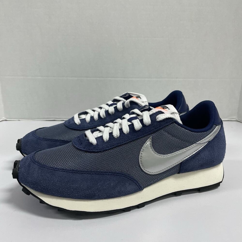 Nike Daybreak SP Blue Void BV7725 401 Size 8 Men Mesh Runner Silver Navy Blue